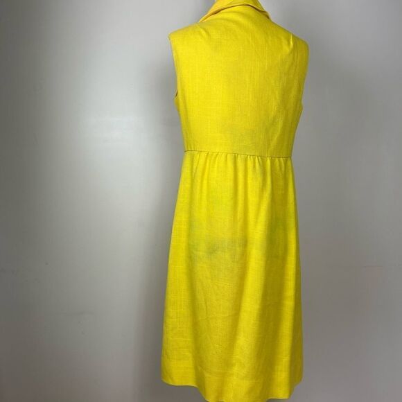 Portfolio Vintage Linen 70s House Dress - Picture 3 of 5